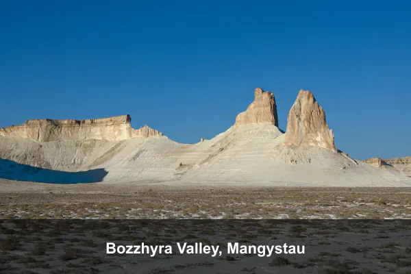 Bozzhyra Valley, Mangystau