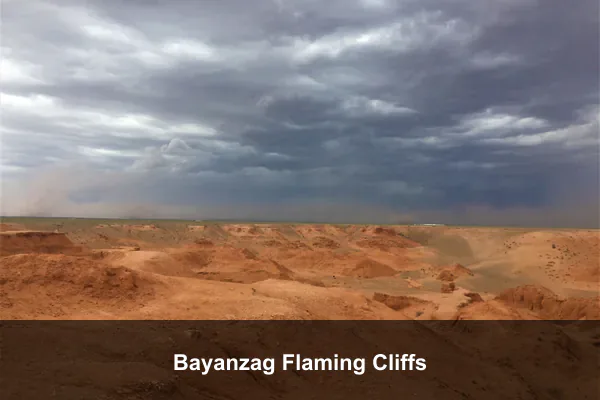 Bayanzag Flaming Cliffs