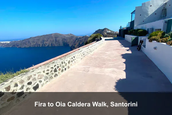 Fira to Oia Caldera Walk, Santorini