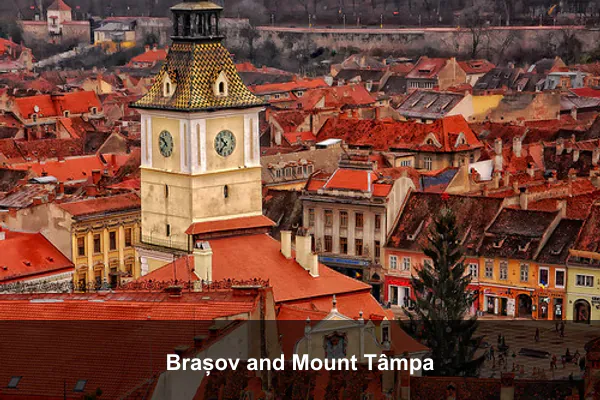 Brașov and Mount Tâmpa