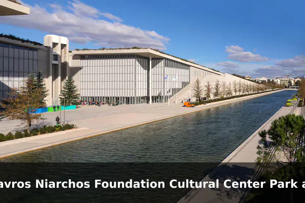 Stavros Niarchos Foundation Cultural Center Park and Canal, Athens