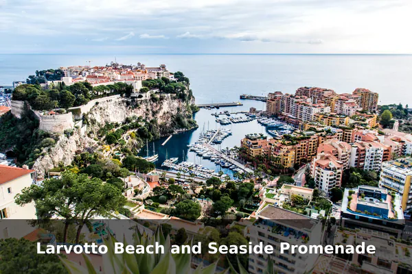 Larvotto Beach and Seaside Promenade