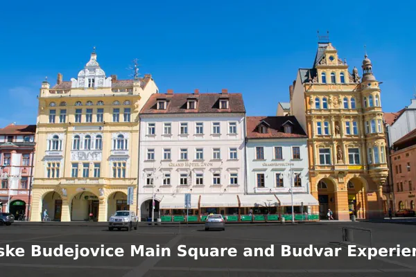 Ceske Budejovice Main Square and Budvar Experience