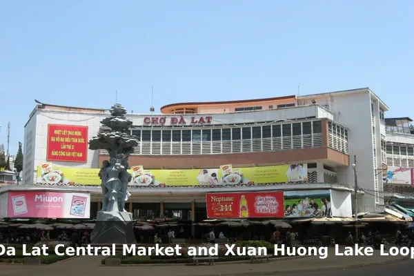 Da Lat Central Market and Xuan Huong Lake Loop