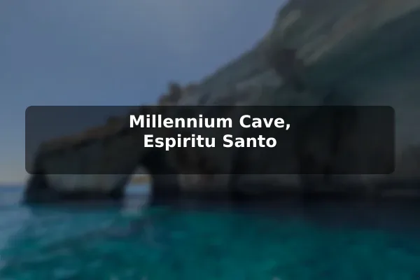 Millennium Cave, Espiritu Santo