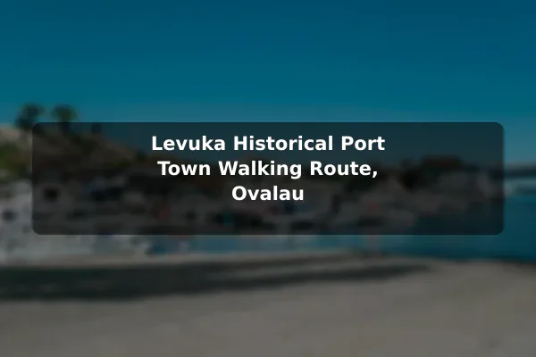 Levuka Historical Port Town Walking Route, Ovalau