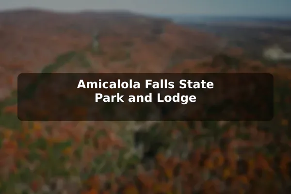Amicalola Falls State Park and Lodge