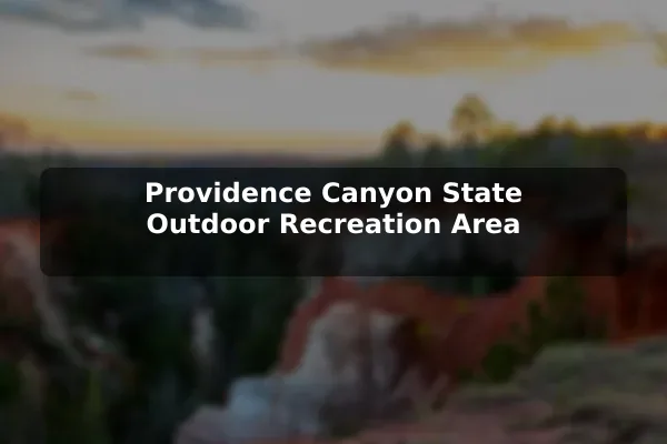 Providence Canyon State Outdoor Recreation Area