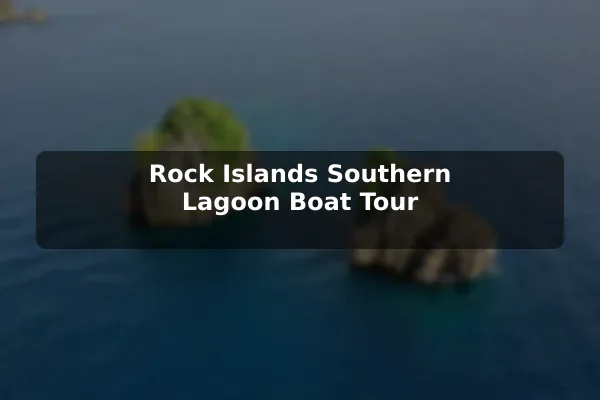 Rock Islands Southern Lagoon Boat Tour