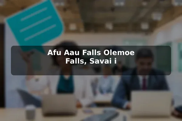 Afu Aau Falls / Olemoe Falls, Savai'i