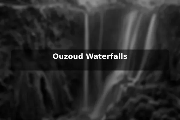 Ouzoud Waterfalls