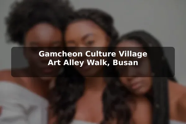 Gamcheon Culture Village Art Alley Walk, Busan