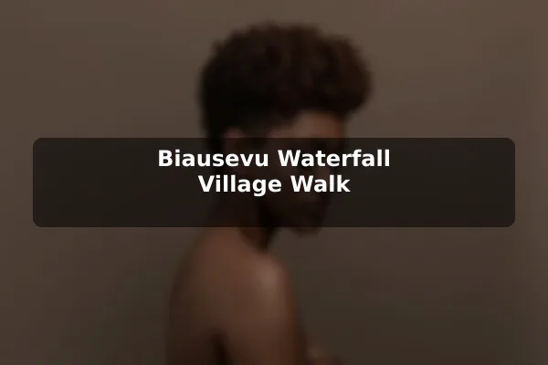 Biausevu Waterfall Village Walk