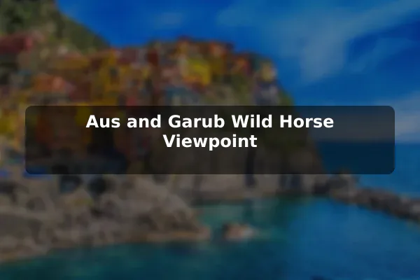 Aus and Garub Wild Horse Viewpoint