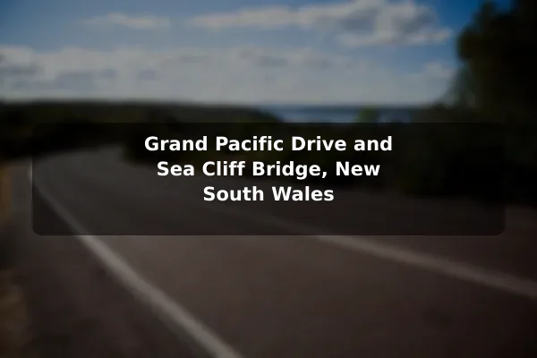 Grand Pacific Drive and Sea Cliff Bridge, New South Wales