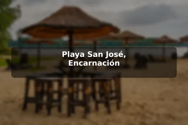Playa San José, Encarnación