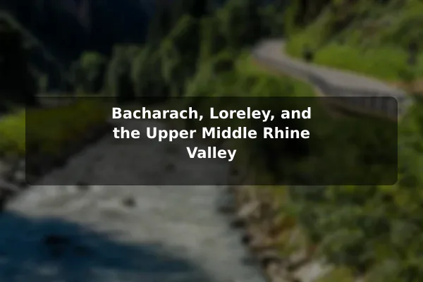 Bacharach, Loreley, and the Upper Middle Rhine Valley