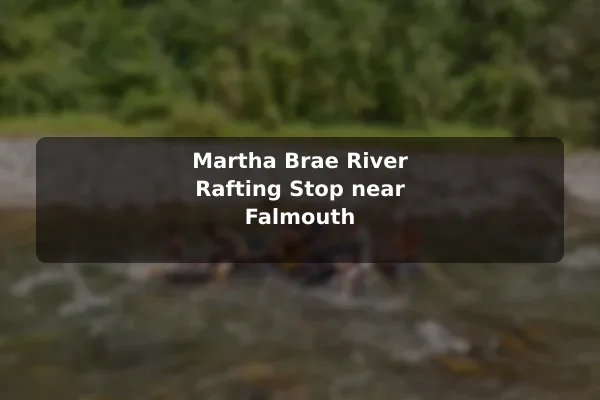 Martha Brae River Rafting Stop near Falmouth