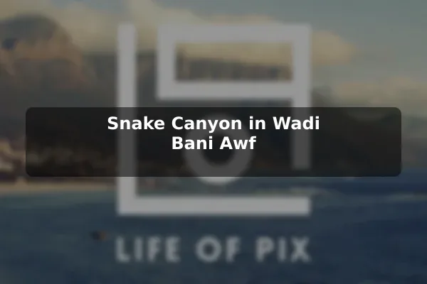 Snake Canyon in Wadi Bani Awf