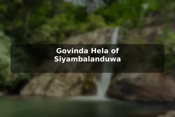 Govinda Hela of Siyambalanduwa